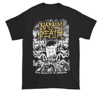 EVERBAB Men's Napalm Death Feto T-Shirt T-Shirt Black L