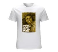 EVERBAB Mens T-Shirt Charles Ingalls Little House on The Prairie Little House on The Prairie Yellow White M