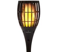 Everbeam P1 Solar Torch Light with Flickering Flame - Nos torches solaires Tiki imperméables pour l'extérieur sont équipées de 96 ampoules LED pour un effet de feu réaliste étonnant. - 4 Pack