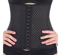 Everbellus Corset Amincissant pour Femme Noir Noir Medium