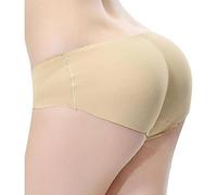 Everbellus Culotte Push Up pour Monte Fesse Femme (Beige, L/EU 40)