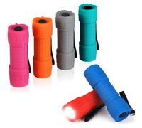 EverBrite Lot de 6 mini lampes torches LED colorées