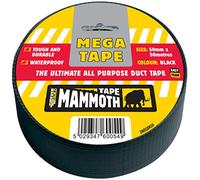 Everbuild 2 megbk50 Ruban adhésif 50 mm x 50 m Mega tous usages - Noir