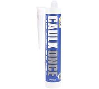 Everbuild EVBCONCEWHC3 Caulk Once Mastic acrylique - Blanc