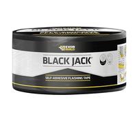 Everbuild Evbflas075EVBFLAS075 75 mm x 10 m Black Jack Ruban adhésif de fixation Noir Jack Flash Trade de fixation Colle P75 mm x 10 m, EVBFLAS100