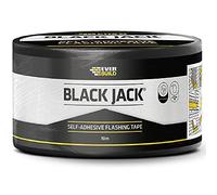 Everbuild Evbflas075EVBFLAS075 75 mm x 10 m Black Jack Ruban adhésif de Fixation Noir Jack Flash Trade de Fixation Colle P75 mm x 10 m, FLAS300-EBD