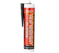 Everbuild EVBPCHEATSIL Mastic silicone résistant à la chaleur, noir, 310 ml