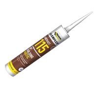 Everbuild - Everflex - Mastic de construction 115 GP - Pour le pointage et l'étanchéité des joints - Usage interne et externe - Gris - 285 ml