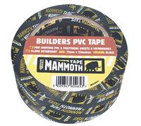Everbuild Mammoth Builders Ruban adhésif PVC ignifuge Noir 75 mm x 33 m