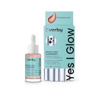 EVERBY Yes I Glow - Sérum visage Miracle Glow 14 ml - Gouttes éclaircissantes avec pigments perlés et acide hyaluronique - Fabriqué en Italie