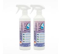 EVERCLEEN Spray imperméabilisant et protection contre la neige - 2 x 500 ml - Résistant à l'eau et à la saleté pour cuir, textiles, tentes, chaussures, vêtements et sacs - Idéal pour l'extérieur