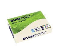 EVERCOLOR, papier reprographique, 100% recyclé, ivoire, 80g, A3, Ange Bleu, ramette de 500 feuilles