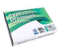 EVERCOPY Carton 2500 Feuilles Papier 80g A4 210x297 mm Certifié Ange Bleu Premium Blanc