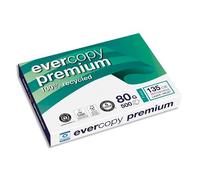 Evercopy Papier A4 blanc Premium 100% recyclé - 80 g - 500 feuilles