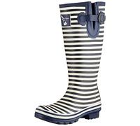 Evercreatures Bristol, Bottes en Caoutchouc Femme - Bleu - Bleu, 37.5 (5 UK)
