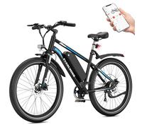 EVERCROSS EK15 Vélo électrique pour Adultes, VTT Electrique 27,5'' avec Pédalage - Application, Moteur 250W, Batterie 36V 13Ah, 15/20/25 KM/H, 7-S Vitesses, Vélos Electriques Urbains pour Unisexe