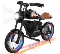 EVERCROSS EV08M Moto Electrique pour Enfant, 150W Moteur, Mode Vitesse 8/16KM/H, Moto Electrique Longue Distance 10KM, Pneus Pneumatiques 12 Pouces, Motocross pour Enfant âgé de 3 à 12ans