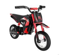 EVERCROSS EV12M Moto Électrique pour Enfants 3-12 Ans 300W 25KM/H 3 Niveaux de Vitesse,Pneu 12"" Cadeau super Rouge