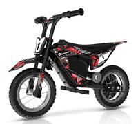 EVERCROSS EV13M Moto Electrique pour Enfants avec Pneus Larges de 12 Pouces, Mode de Vitesse 8/16KM/H et Portée 12KM, Système de Freinage à Disque pour Les Enfants de 3 à 7 Ans