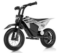 EVERCROSS EV13M Moto Electrique pour Enfants avec Pneus Larges de 12 Pouces, Mode de Vitesse 8/16KM/H et Portée 12KM, Système de Freinage à Disque pour Les Enfants de 3 à 7 Ans