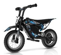 EVERCROSS EV13M Moto Electrique pour Enfants avec Pneus Larges de 12 Pouces, Mode de Vitesse 8/16KM/H et Portée 12KM, Système de Freinage à Disque pour Les Enfants de 3 à 7 Ans