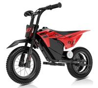 EVERCROSS EV13M Moto Electrique pour Enfants avec Pneus Larges de 12 Pouces, Mode de Vitesse 8/16KM/H et Portée 12KM, Système de Freinage à Disque pour Les Enfants de 3 à 7 Ans