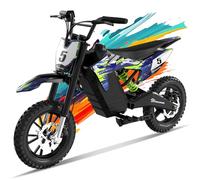 EVERCROSS EV65M Moto Électrique, Motocross Électrique avec Moteur 500W, 48V 7.8Ah Moto de Cross Électrique, 3 Modes de Vitesse 10/20/30 KMH, Autonomie 20 KM, Pneu Pneumatique 14''