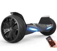 EVERCROSS EV9 Hoverboards Tout-Terrain 8,5 Pouces, Bluetooth, Lumières LED | Overboard Tout-Terrain Puissant avec Pneus Pleins, Double Moteur, BMS Batterie 4 Ah, pour Enfants, Ados et Adultes