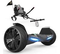 EVERCROSS Hoverboards et kit de Kart, Hover Board de 8,5 Pouces Bluetooth, 4 Ah Batterie, Contrôle APP, Scooter Auto-équilibrant Tout Terrain pour Enfants, Adolescents Adultes