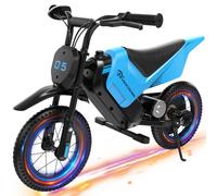 EVERCROSS Moto Électrique pour Enfants, Motocross Électrique avec Moteur 150W, Mode de Vitesse 8/16km/h, Autonomie de 10KM, Pneu Pneumatique de 12'' Adapté aux Enfants 3-12 Ans