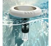 EverCrystal Ioniseur solaire de piscine - Anodes en cuivre autonettoyantes, contrôle intelligent et interrupteur à flotteur automatique, réduit 85 % de chlore, entretien facile, pour piscines jusqu'à