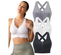 Evercute Zip Front Post-Surgery Bra sans Couture Femme