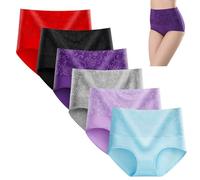 Everdries Lot de 6 culottes étanches en coton à haute absorption (5XL, 6 pièces-G)