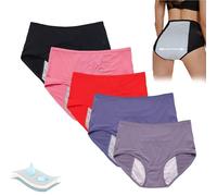 Everdries Sous-vêtements étanches pour femme de plus de 60 ans, 5 pièces-E, L