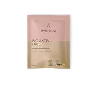 everdrop Lot de 20 pastilles adhésives pour WC - Nettoyage en profondeur grâce à Probiotika - 100 % d'ingrédients d'origine naturelle