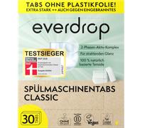 everdrop Tablettes Lave-Vaisselle Classic - 30 pièces