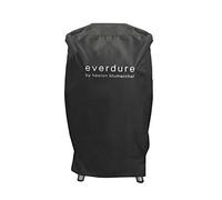 Everdure Housse de protection pour barbecue et fumoir au charbon de bois 4K, longue housse avec protection UV et cordon de serrage, doublure imperméable et protection de barbecue 4 saisons, noir, 75 x