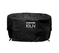 Everdure KILN Housse de four à pizza - Housse sécurisée avec protection UV et cordon de serrage, doublure imperméable et protection pour four à pizza 4 saisons, noir, 83,8 x 68,6 x 40,6 cm (L x l x H)