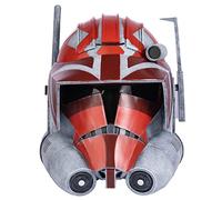 Evere SW Commander V-aughn Casque - Masque de Soldat Clone pour Cosplay, Accessoires de Costume d'halloween, Version de Collection, Rouge