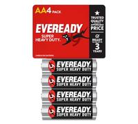Eveready Super Heavy Duty Piles, AA, 4-Count Value INTROUVABLE