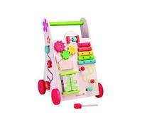 EverEarth Jouet de trotteur en bois durable - Développe la marche et la motricité des jeunes enfants - Jouet adapté aux enfants avec peinture à l'eau inoffensive - EE30949