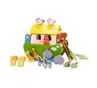 Everearth - EE32686 - Jouet de Premier Age - Boite à Formes - L'arche de Noé