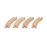 EverEarth - Ee33652 - Set De Rails en Bois - Incurvés - Multicolore