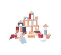 Everearth Everearth-50 50 pièces Blocs de Construction-Pastel EE33893, Coloré