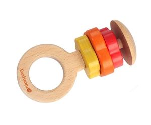 EverEarth® Hochet Fleurs - Hochets en bois