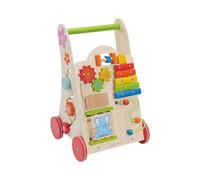 EverEarth Jouet de trotteur en bois durable - Développe la marche et la motricité des jeunes enfants - Jouet adapté aux enfants avec peinture à l'eau inoffensive - EE30949