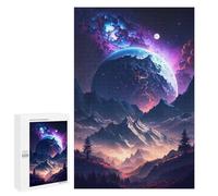 Everest Dawn Planet Puzzle 1000 pièces pour adolescents Jeu familial Une œuvre d'art comme cadeau pour toute la famille 1000 pièces