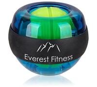 EVEREST FITNESS energyball per allenare la muscolatura di mani e braccia, con impugnatura rivestita in gomma, struttura in plastica infrangibile e| 2 anni di garanzia di soddisfazione | hand trainer, gyroball, gyrotwister