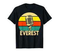 Everest Microphone rétro avec nom Amusant des années 80 Vintage Lovers T-Shirt