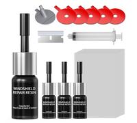 everfarel kit de réparation Pare Brise Kit de réparation des impacts de Pierres Kit de réparation du Verre du Pare-Brise Répare de Nombreux Types de Fissures dans Le Verre du Pare-Brise de la Voiture